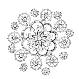 mandala flores